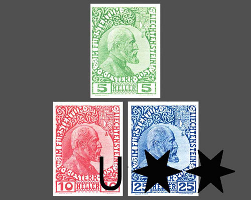 Freimarken - Kreidepapier