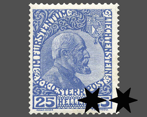 Fürst Johann ll. / Farbänderung ultramar