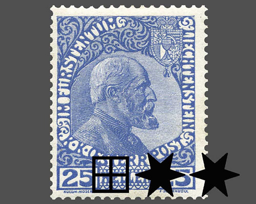 Fürst Johann ll. / Farbänderung ultramar