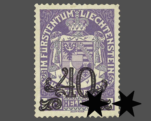 Wappen, Fürst Johann ll. / Arabesken-Auf