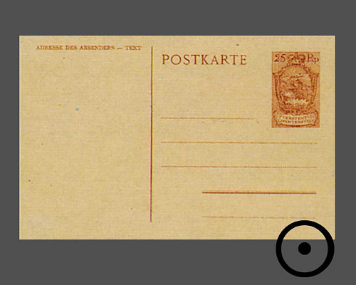 Postkarte: Schloss Vaduz