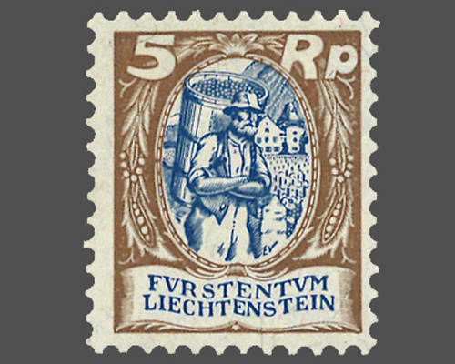 Winzer, Schlosshof Vaduz