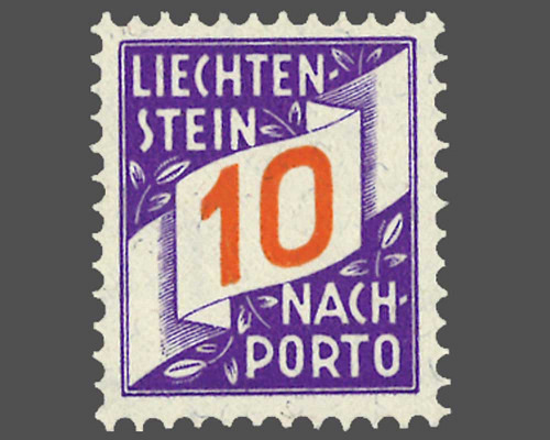 Ziffern im schrägen Band