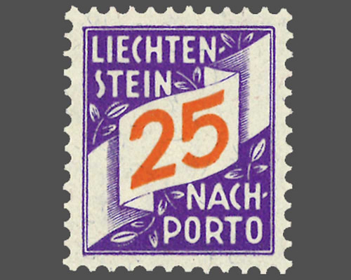 Ziffern im schrägen Band