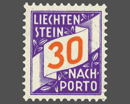 Ziffern im schrägen Band