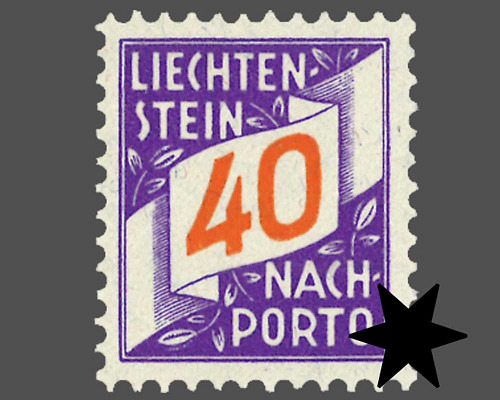 Ziffern im schrägen Band