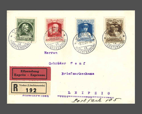 Huldigung für Fürst Franz I.