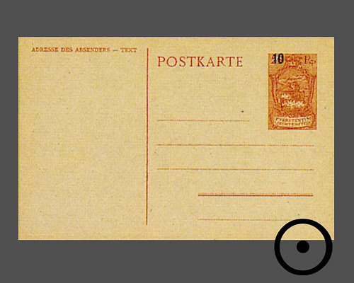 Postkarte: Schloss Vaduz