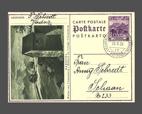 Postkarte: Alp am Bettlerjoch