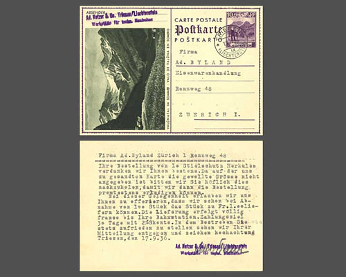 Postkarte: Alp am Bettlerjoch