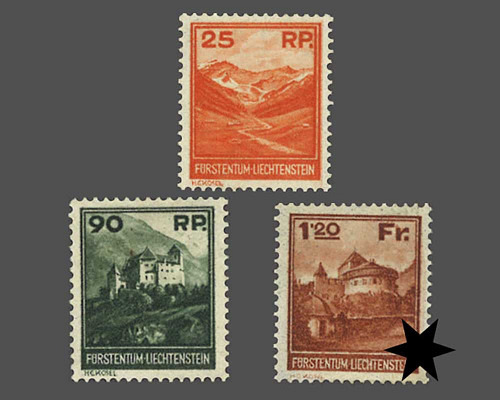 Landschaften und Gebäude