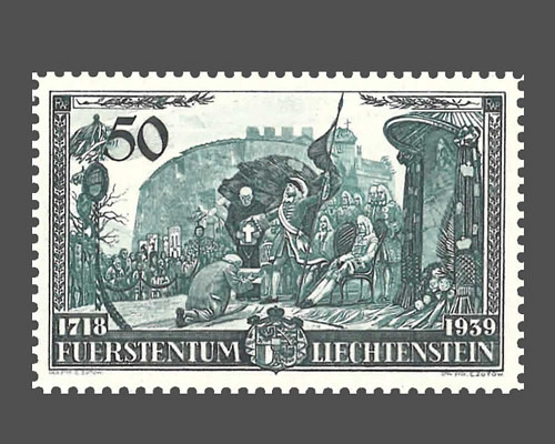 Huldigung für Fürst Franz Josef ll.