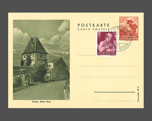 Postkarte: Enzian