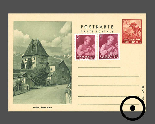 Postkarte: Enzian