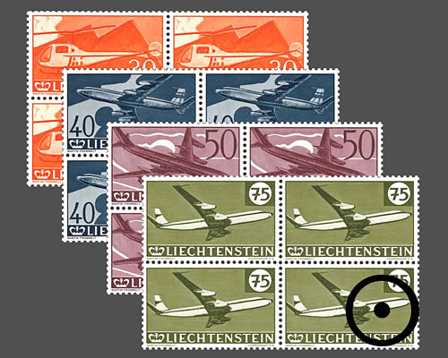30 Jahre Flugpostmarken in Liechtenstein