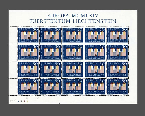 Europa - Römisches Kastell in Schaan