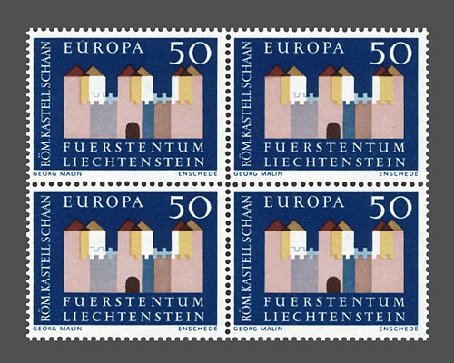 Europa - Römisches Kastell in Schaan