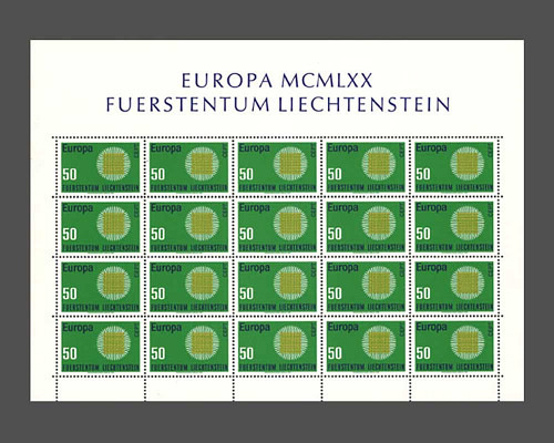 Europa - Flechtwerk als Sonnensymbol