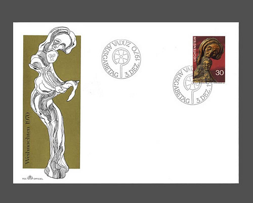 Weihnachten - Holzplastik von Rudolf Sch