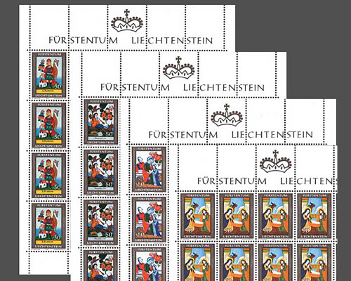 Weihnachten - Hinterglasmalerei