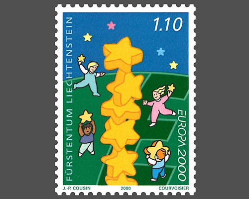 Europa - Kinder bauen Sternenturm