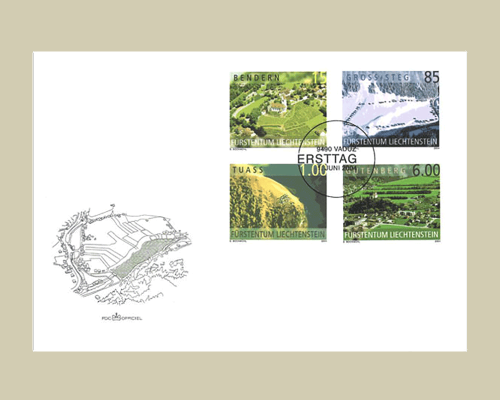 Liechtenstein von oben - I