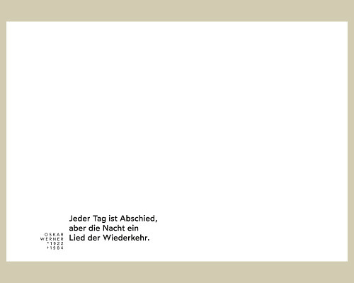 100. Geburtstag Oskar Werner