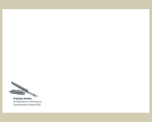 50-jähriges Bestehen der OSZE