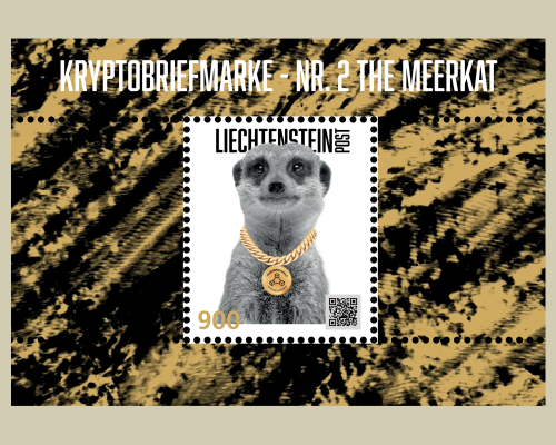Kryptobriefmarke - Nr. 2 The Meerkat