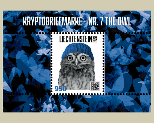 Kryptobriefmarke - Nr. 7 The Owl