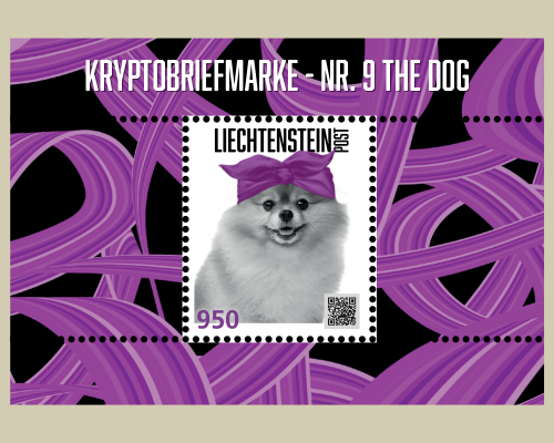 Kryptobriefmarke - Nr. 9 The Dog