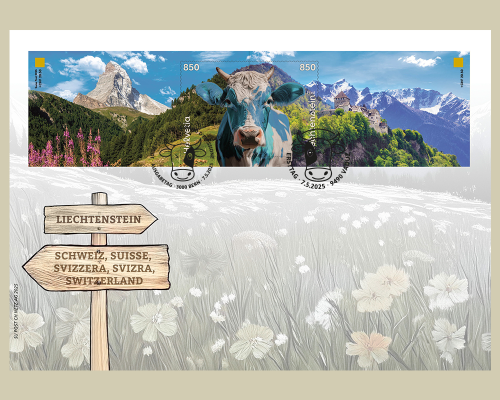 Sonderbeleg - Crypto Stamp CHLI - Blau