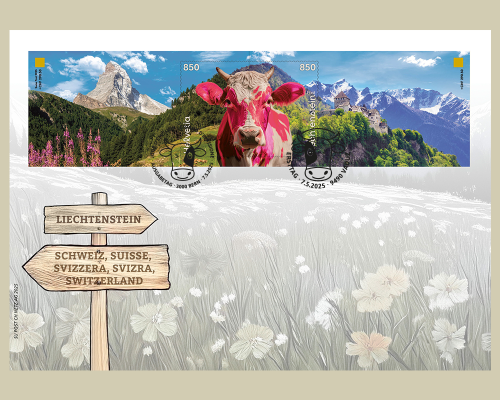 Sonderbeleg - Crypto Stamp CHLI - Pink