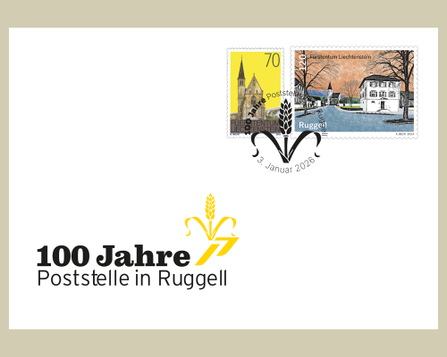 Enveloppe spéciale - 100 Jahre Poststell