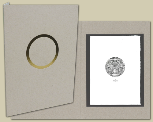 Stahlstich auf Büttenpapier