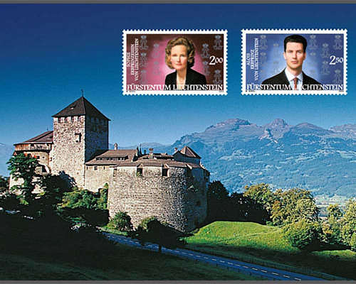 Ansichtskarte - Liechtenstein - Schloss