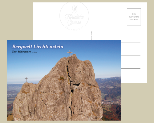 Postcards Liechtenstein's mountain world
