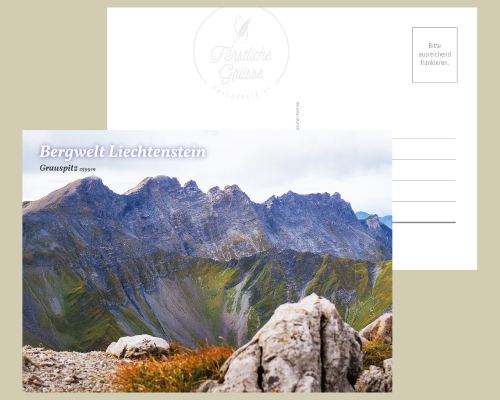 Postcards Liechtenstein's mountain world