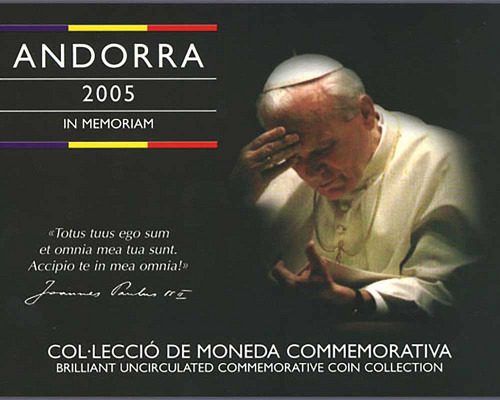 Andorra - In Memoriam Pope Johan Paul II