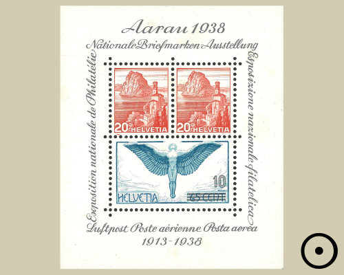 Gedenkblock zur Nationalen Briefmarkenau