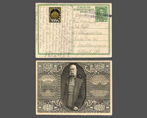 LBK Nr. Pk 49, 5 Heller Jubiläumspostkar