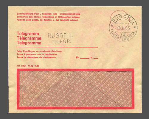 LBK Nr. 9, Zweizeiler-Stempel RUGGELL /