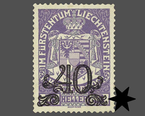 Wappen, Fürst Johann ll. / Arabesken-Auf