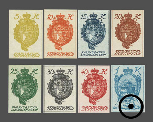 Wappen, Schloss Vaduz