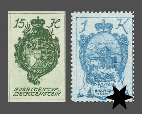 Wappen, Schloss Vaduz