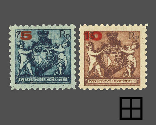 Wappen mit Putten / Aushilfsausgabe / Zä