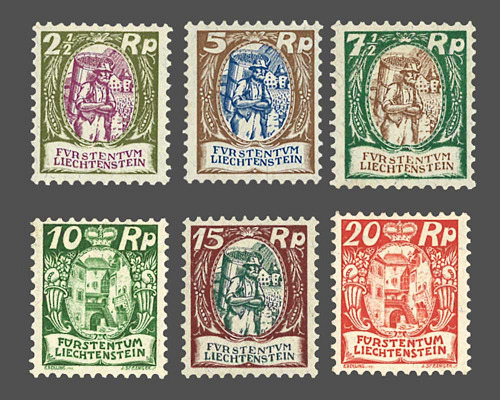 Winzer, Schlosshof Vaduz