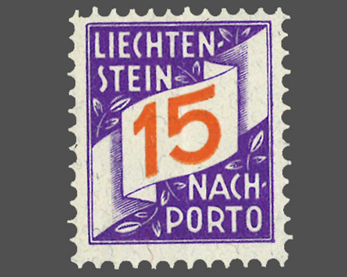 Ziffern im schrägen Band