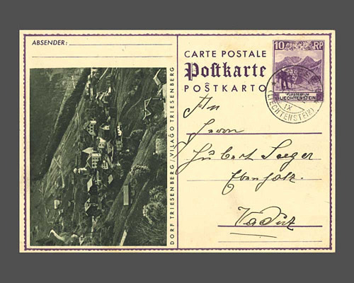 Postkarte: Alp am Bettlerjoch