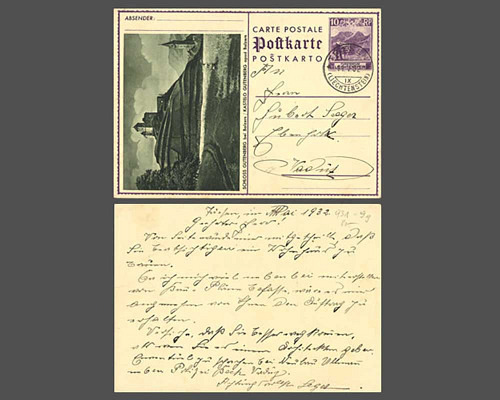 Postkarte: Alp am Bettlerjoch